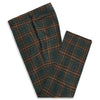 Barney Green and Beige Check Tweed Trousers