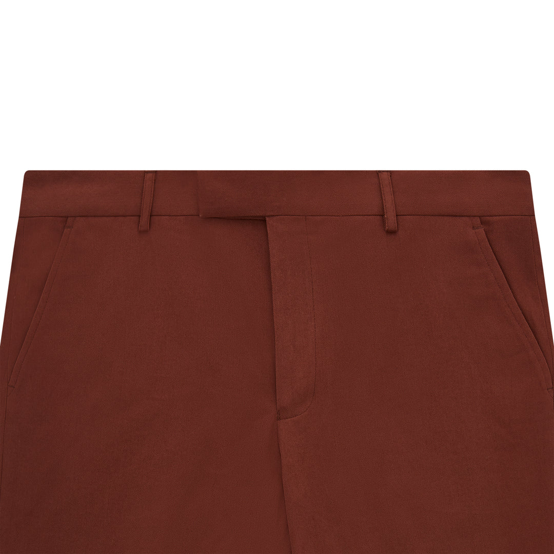 Thomas Brick Cotton Twill Trouser