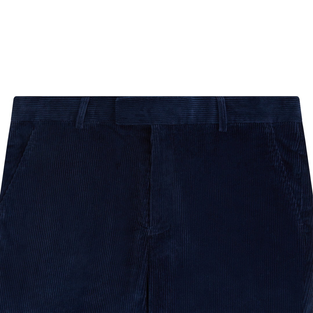 Thomas Navy Cotton Corduroy Trouser