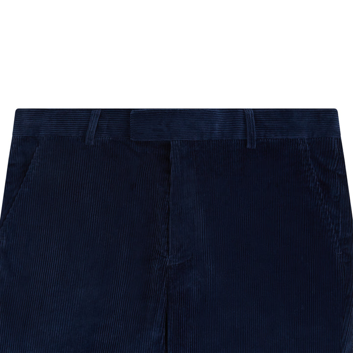 Thomas Navy Cotton Corduroy Trouser