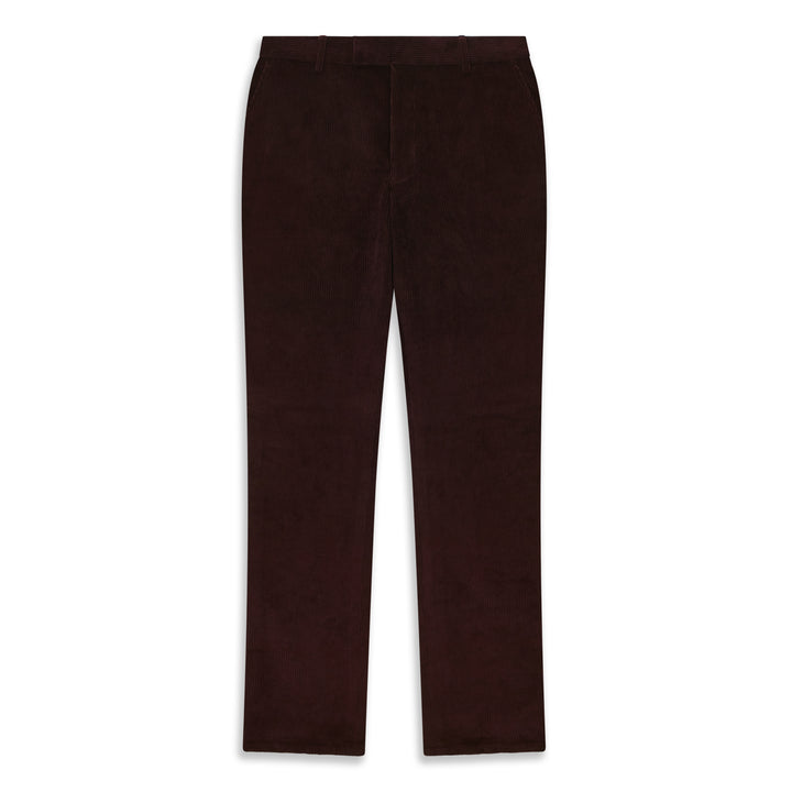 Thomas Aubergine Corduroy Trouser