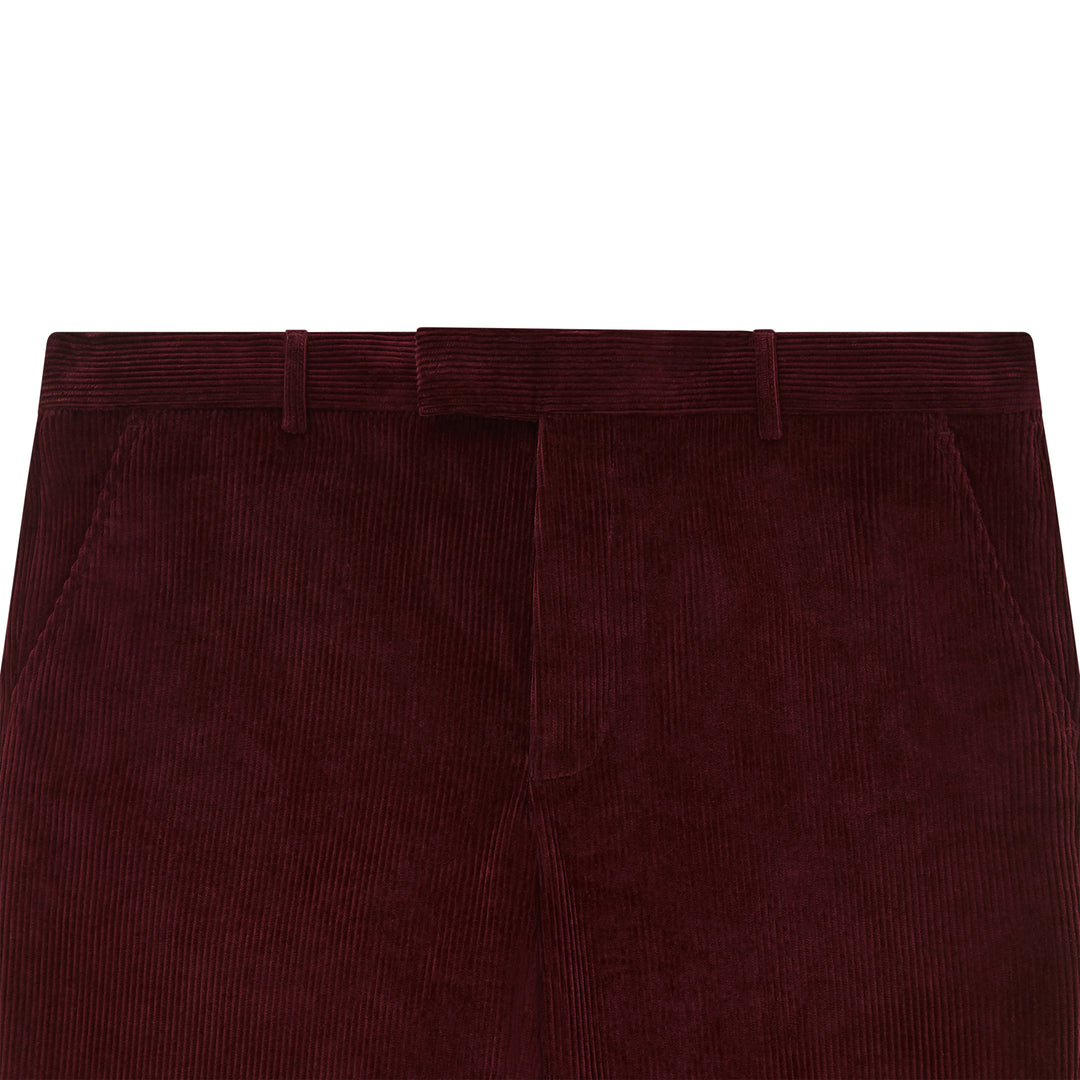 Thomas Burgundy Corduroy Trouser