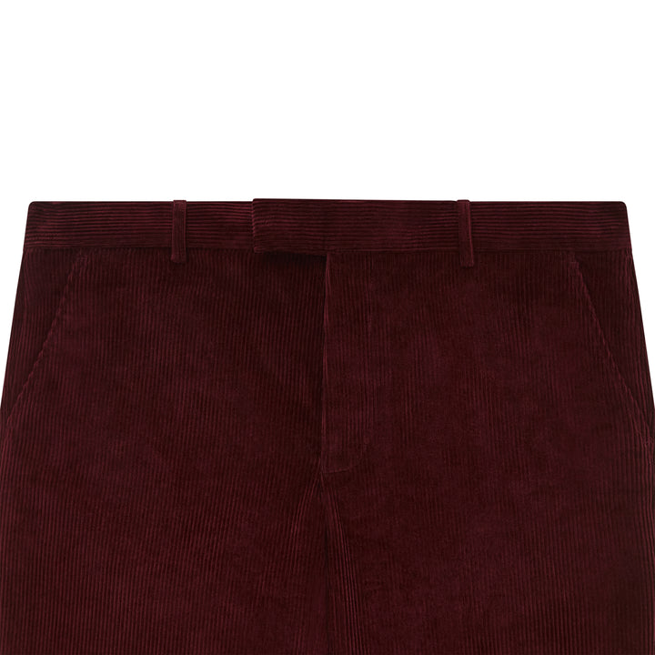 Thomas Burgundy Corduroy Trouser