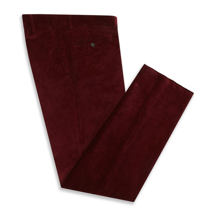 Thomas Burgundy Corduroy Trouser