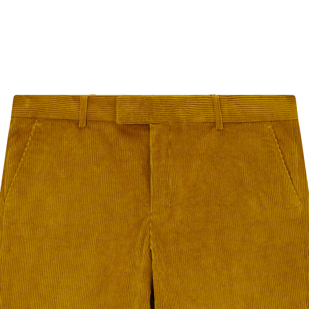 Thomas Ochre Corduroy Trouser