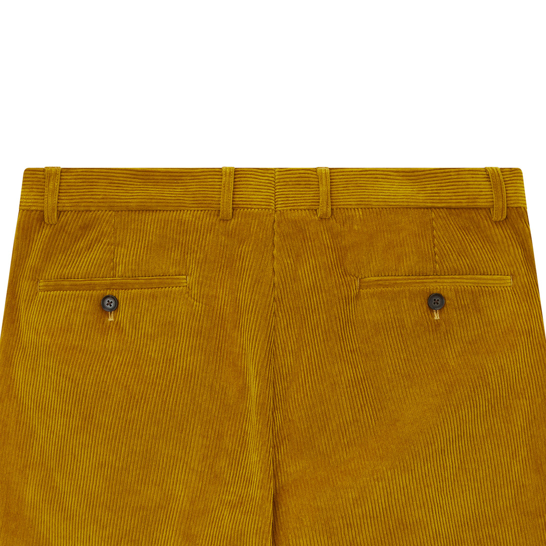 Thomas Ochre Corduroy Trouser