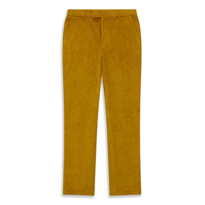 Thomas Ochre Corduroy Trouser