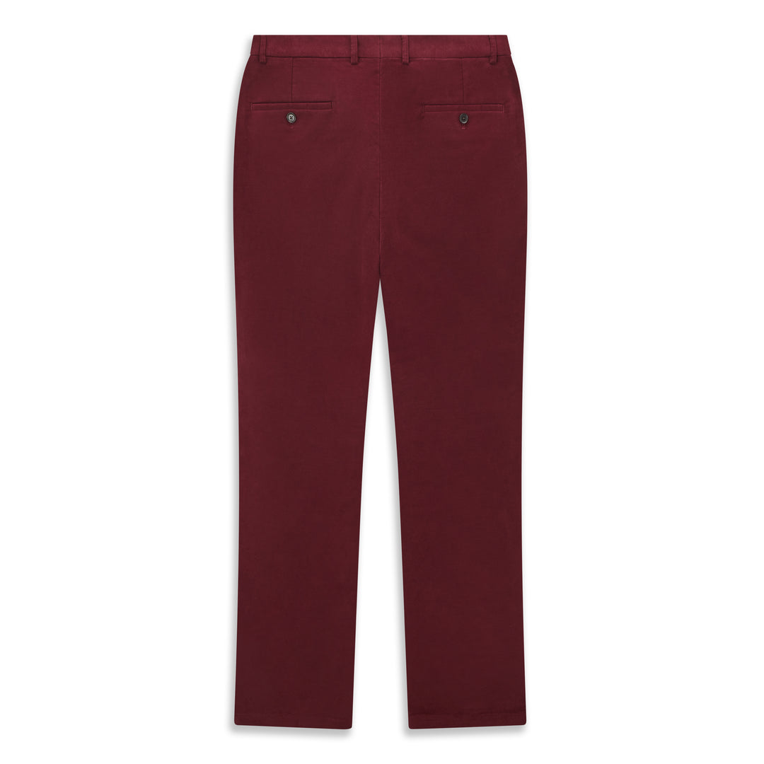 Thomas Burgundy Moleskin Trouser