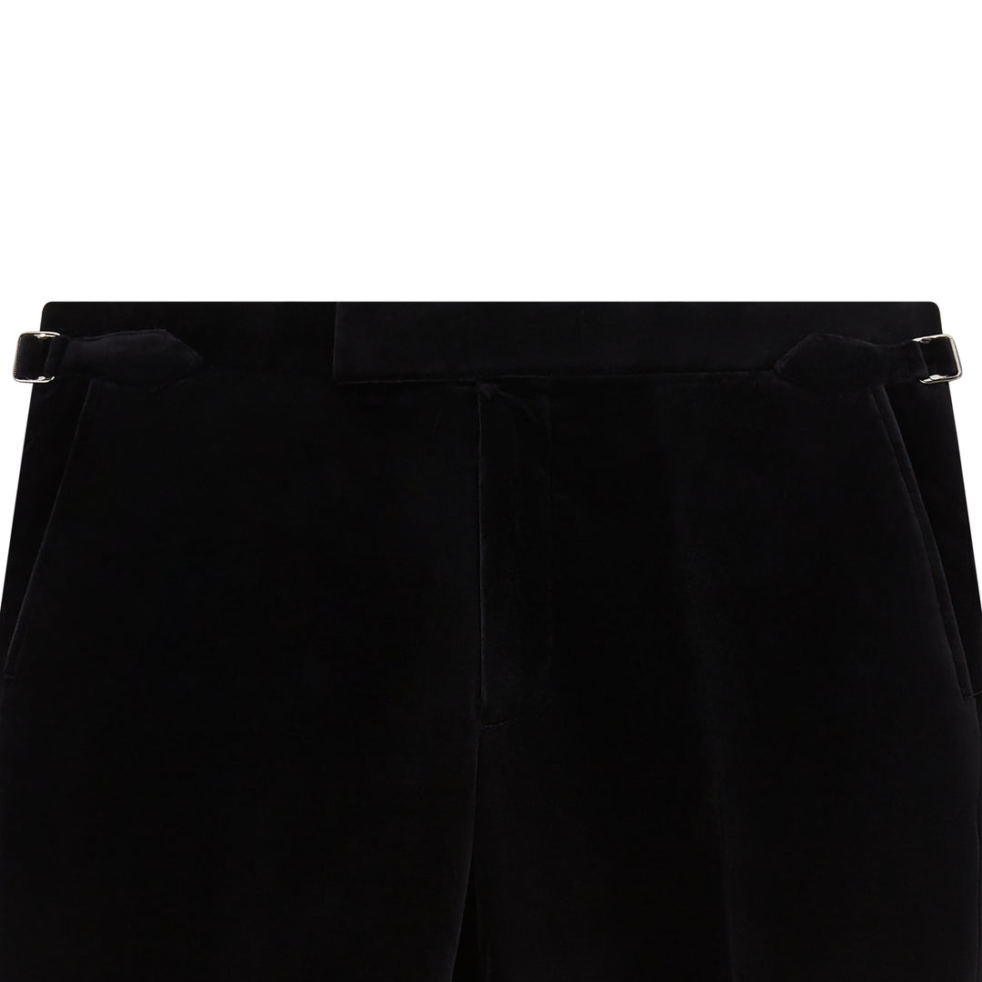Barney Black Velvet Evening Trouser