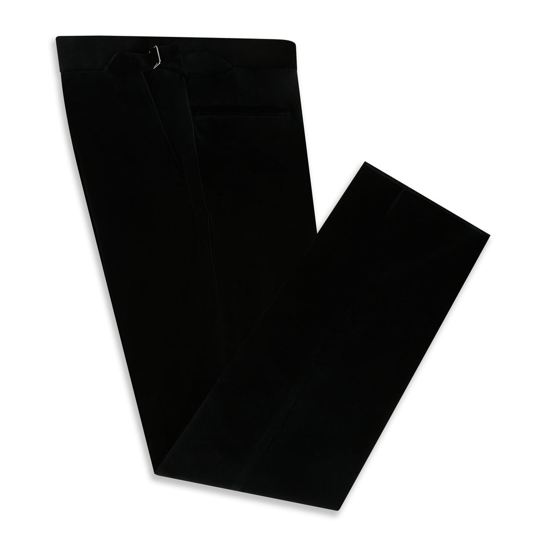 Barney Black Velvet Evening Trouser