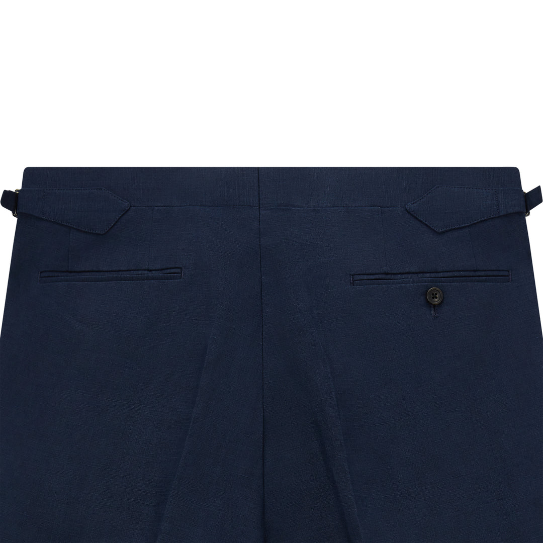 Tyler Navy Linen Trouser