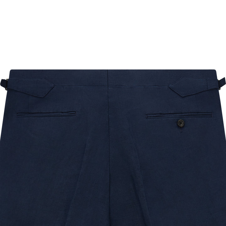 Tyler Navy Linen Trouser
