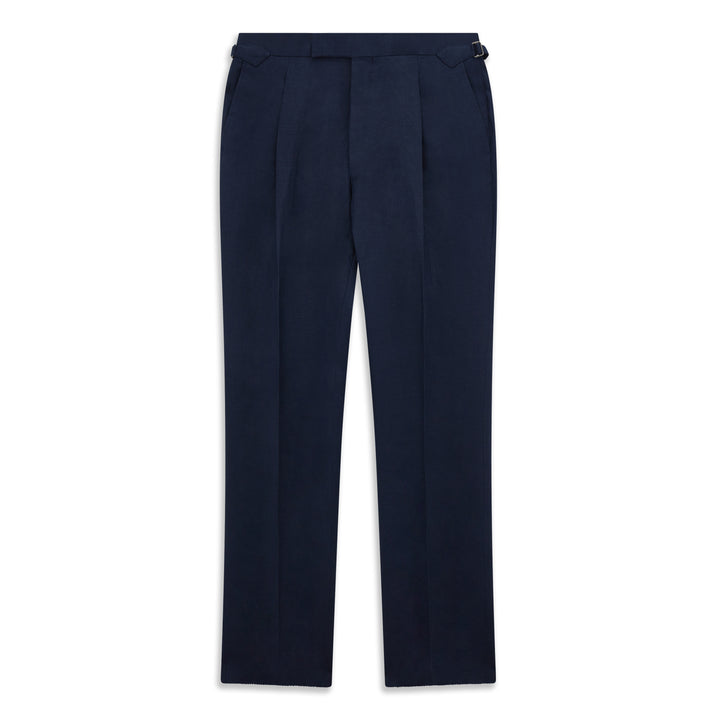 Tyler Navy Linen Trouser