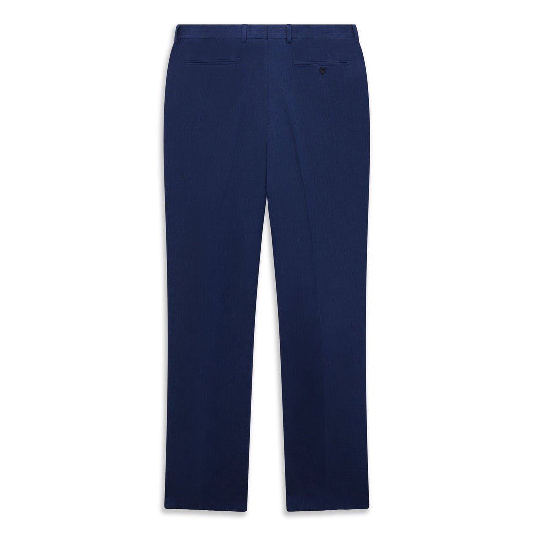 Barney Cobalt Blue Linen Trouser