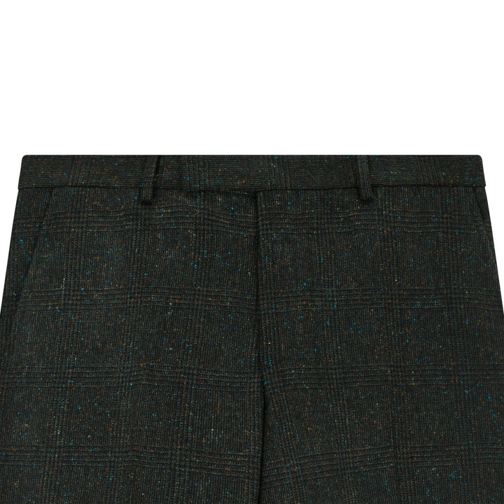Barney Green Donegal Check Tweed Trouser