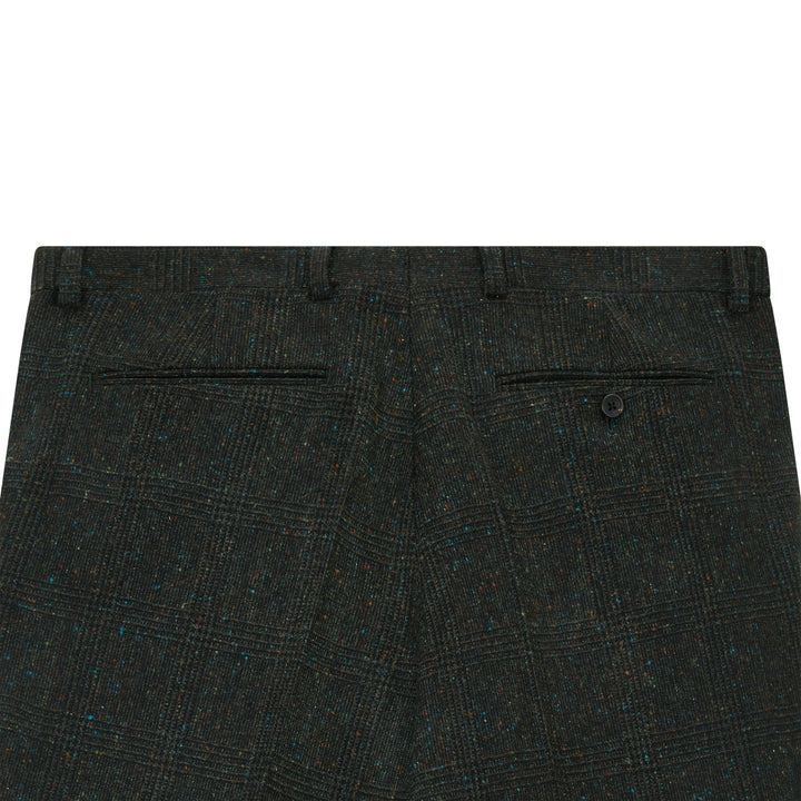 Barney Green Donegal Check Tweed Trouser