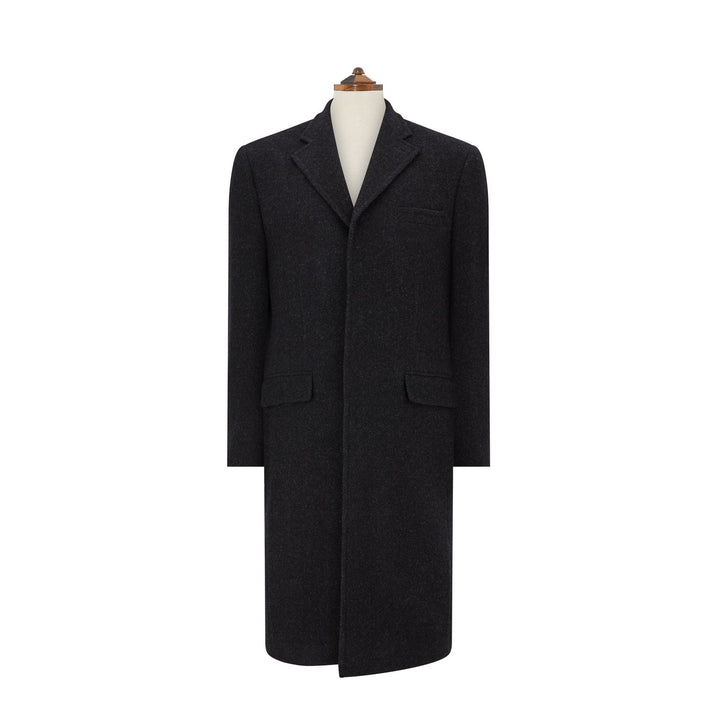 Warrington Charcoal Twill Wool and Cashmere Coat