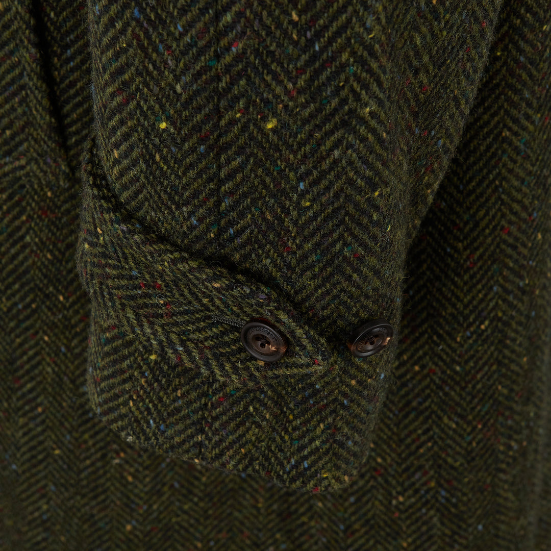 Harrogate Green Herringbone Coat