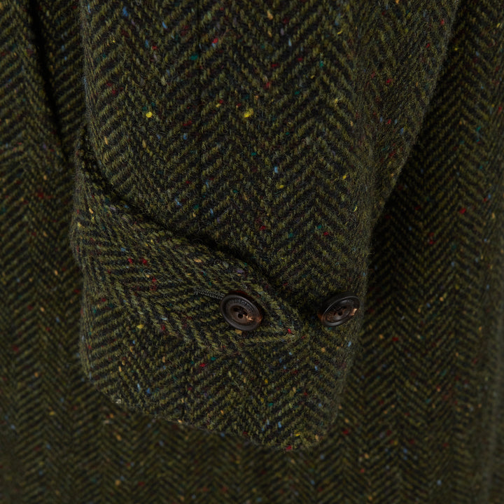 Harrogate Green Herringbone Coat