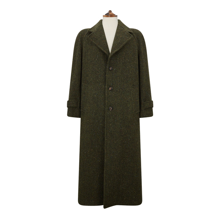 Harrogate Green Herringbone Coat