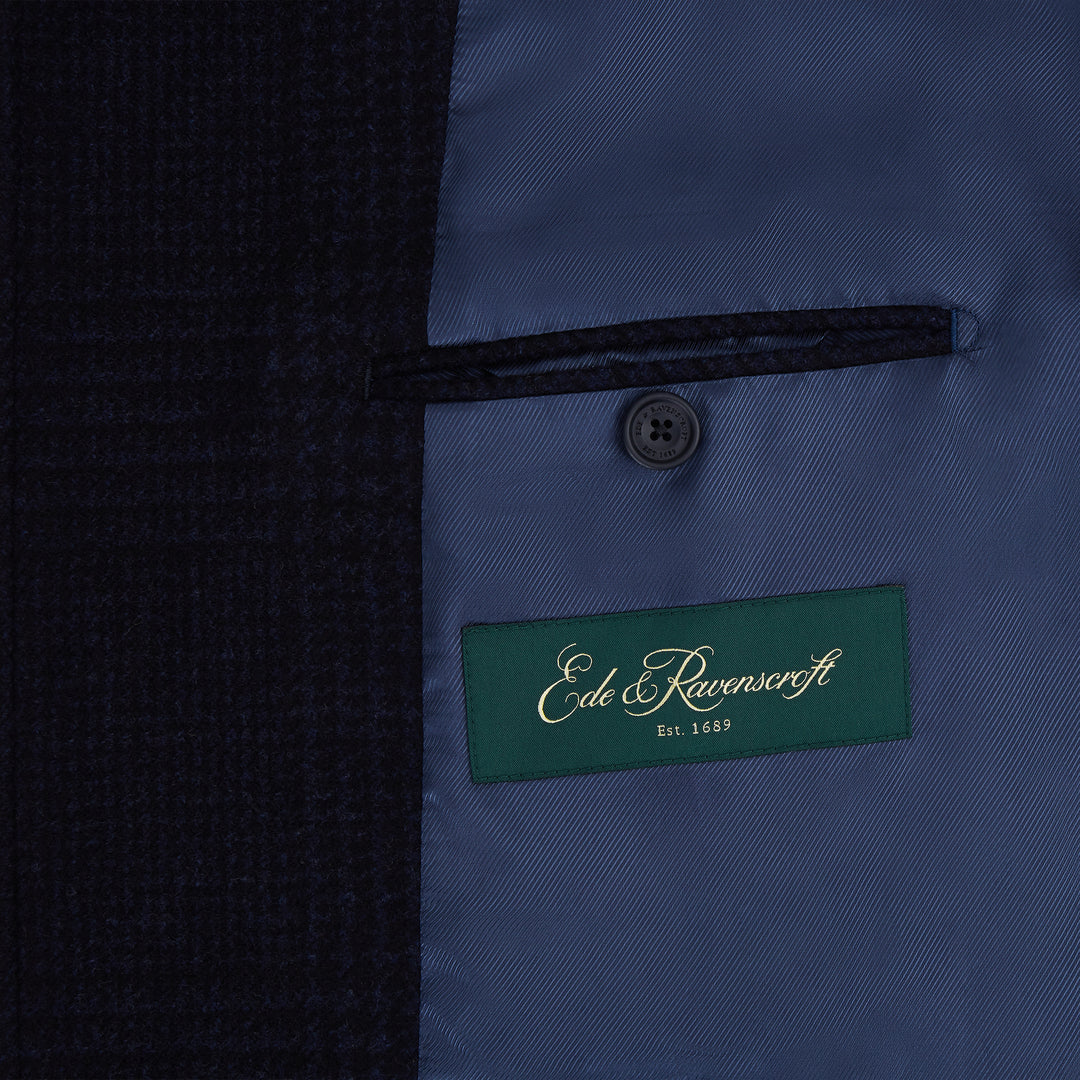 Templemore Navy Check Coat