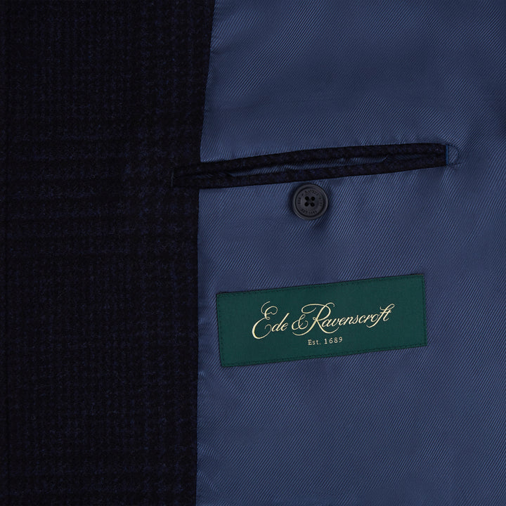 Templemore Navy Check Coat
