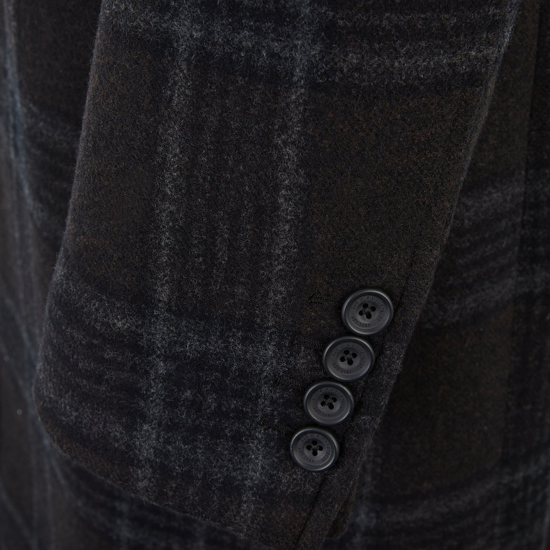 Warrington Charcoal Check Coat