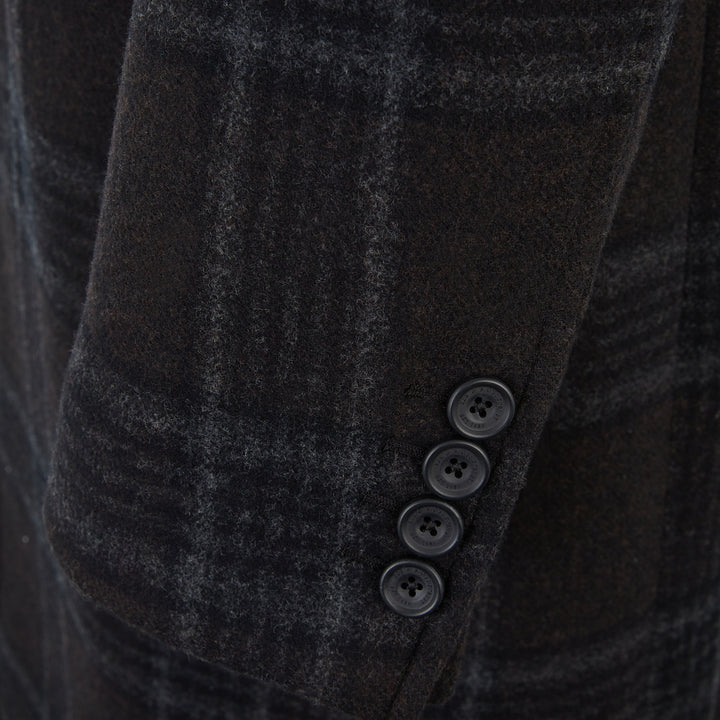 Warrington Charcoal Check Coat