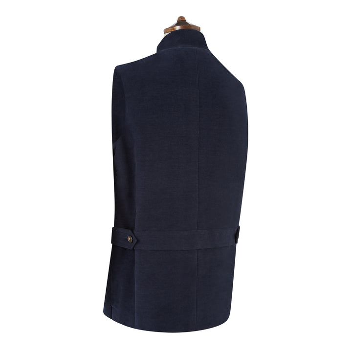 Arthur Navy Moleskin Gilet