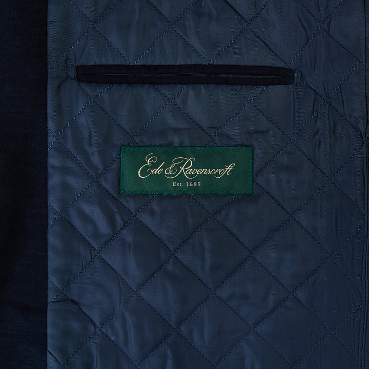 Arthur Navy Moleskin Gilet