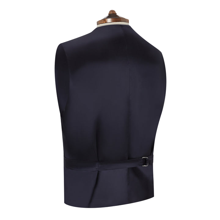 Black tie navy evening waistcoat