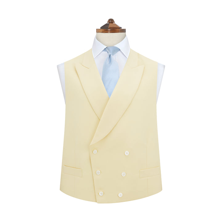 Hayward Yellow Wool Waistcoat