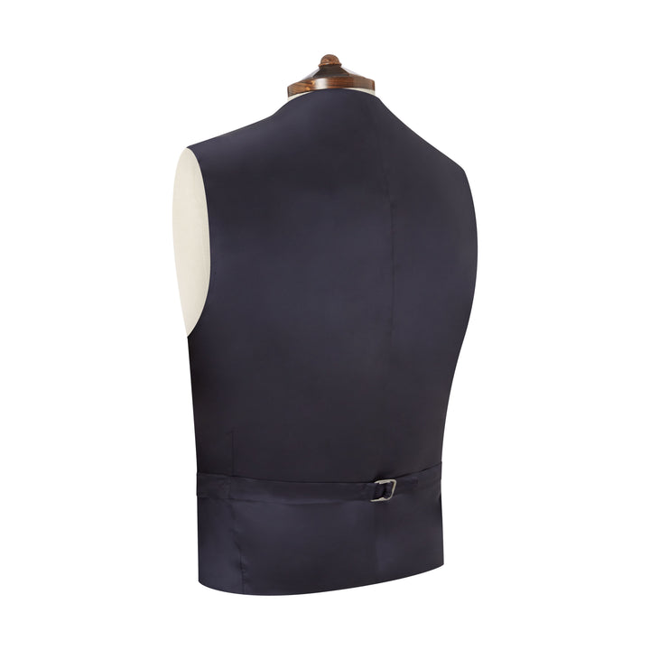 Hayward Burgundy Silk Jacquard Waistcoat