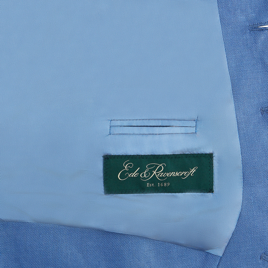 Hyde Pale Blue Linen Waistcoat