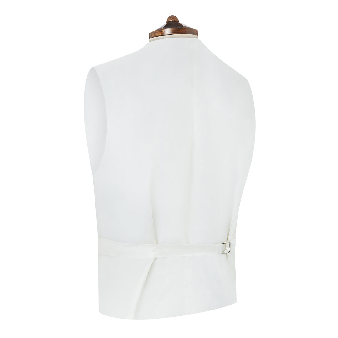 Hayward Beige Linen Waistcoat