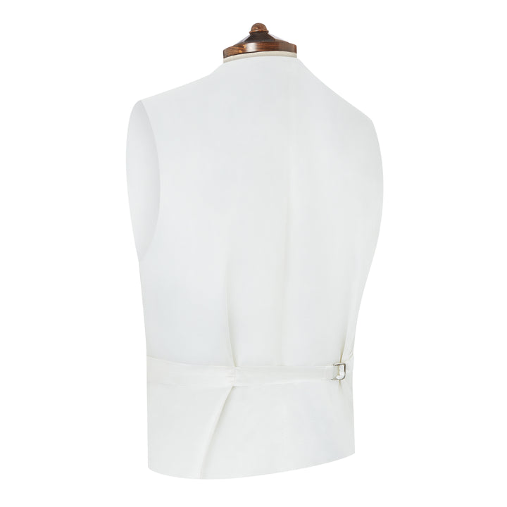 Hayward Beige Linen Waistcoat