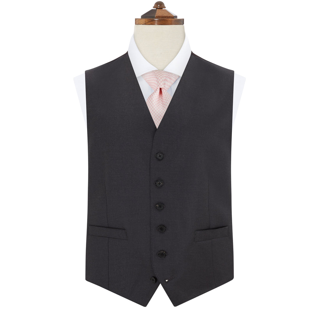 Hyde Charcoal Super 150's Waistcoat