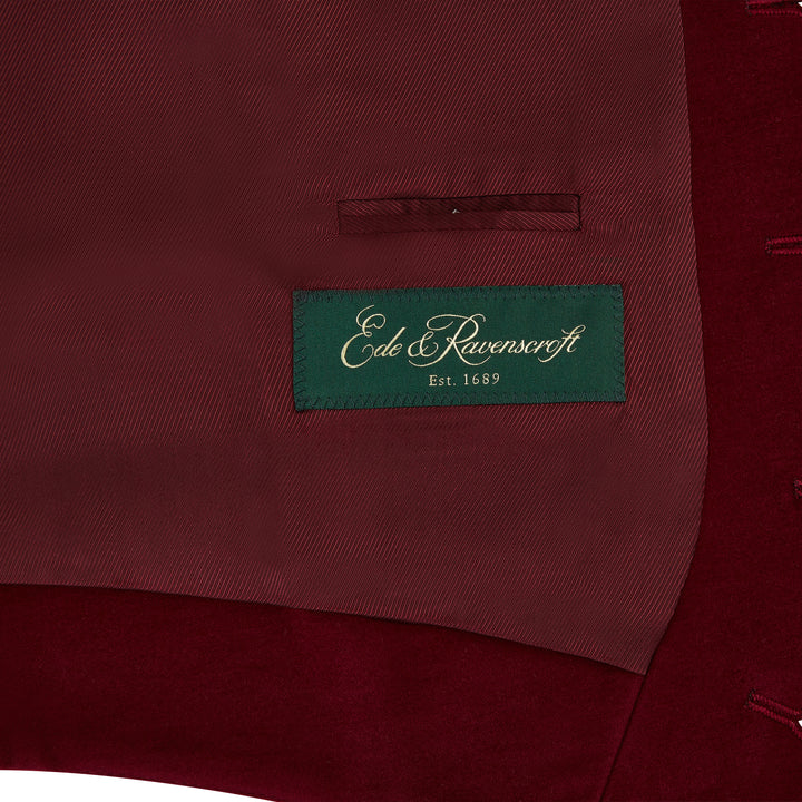 Hadley Burgundy Moleskin Waistcoat