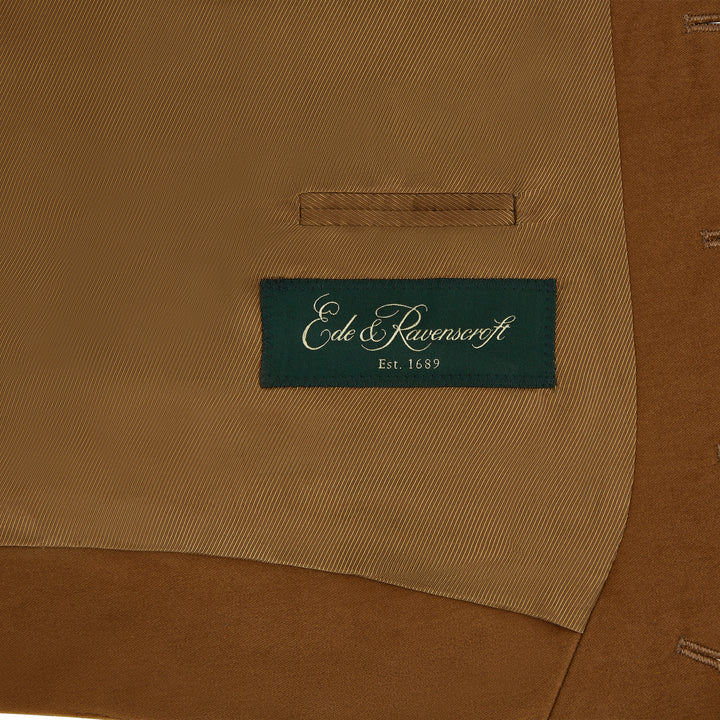 Hadley Camel Moleskin Waistcoat