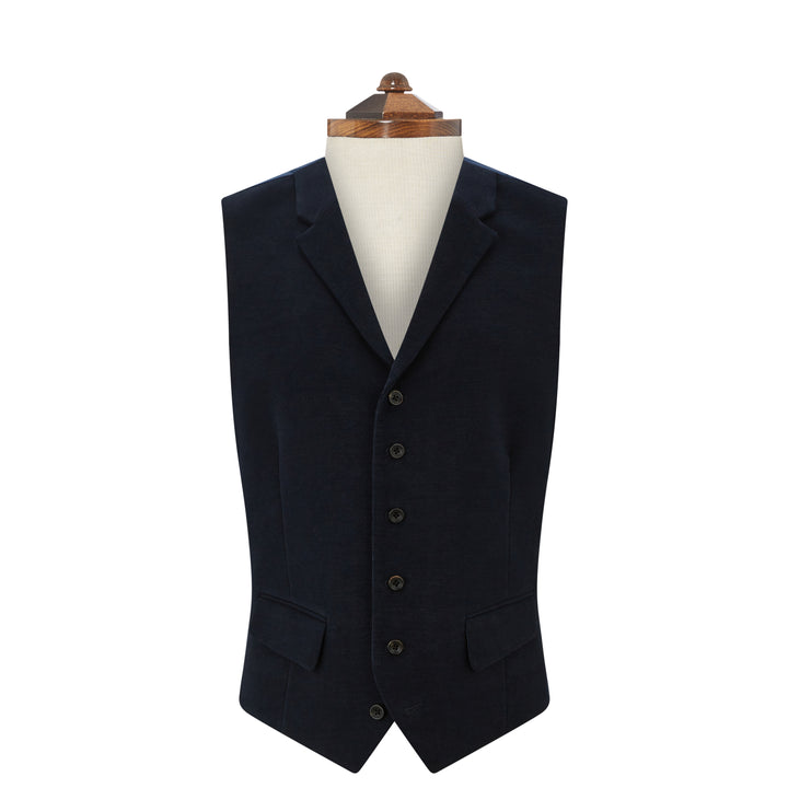 Hadley Navy Moleskin Waistcoat