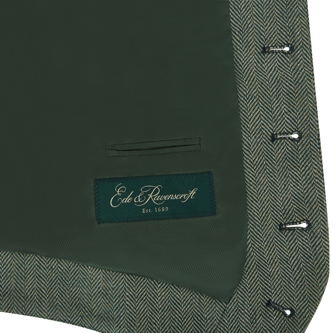Hyde Herringbone Linen Waistcoat