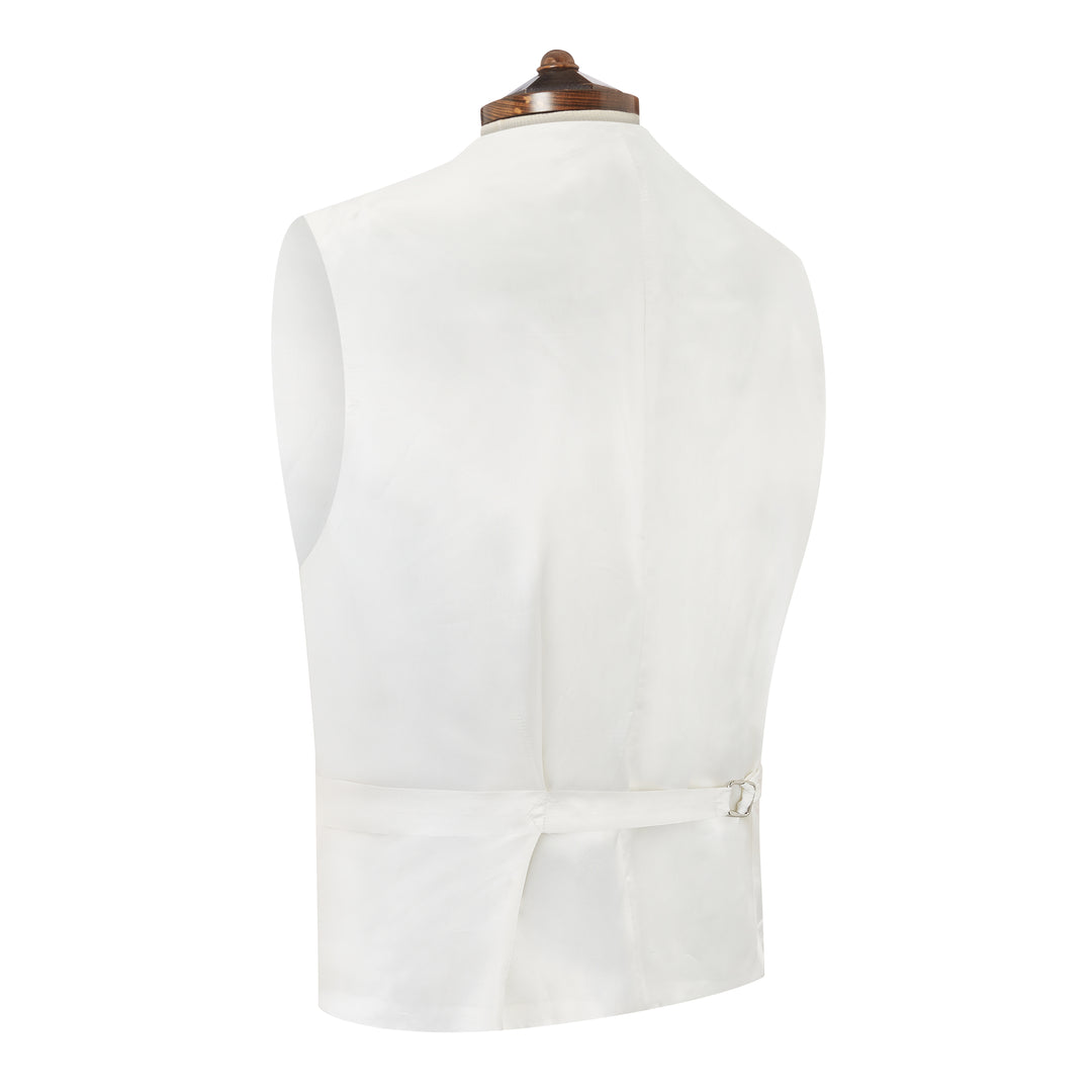 Hayward Coral Linen Waistcoat