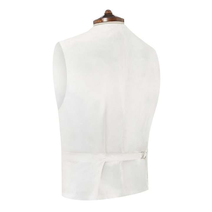 Hayward Coral Linen Waistcoat