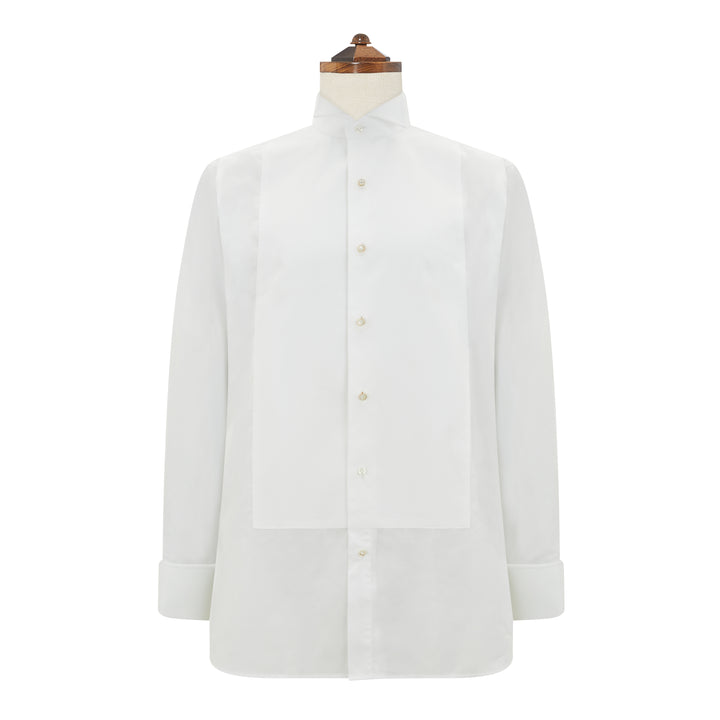 Dryden White Marcella wing collar shirt