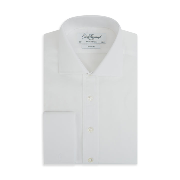 Ambrose White Royal Oxford Cotton Shirt