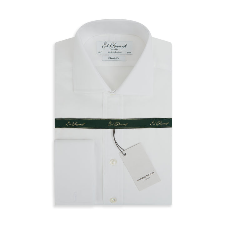 Ambrose White Royal Oxford Cotton Shirt