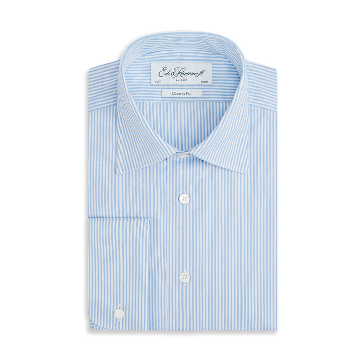 Ainsley Mid Blue Bengal Stripe Shirt