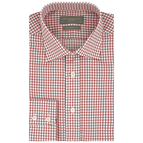 Alex Red and White Check Shirt