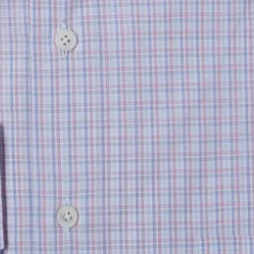 Aragon Pink and Blue Check Shirt