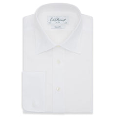 Ainsley White Herringbone Shirt